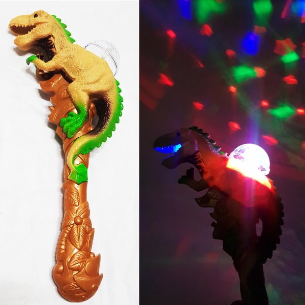 다이노 공룡 야광봉 멜로디 LED 요술봉 불빛 매직봉
