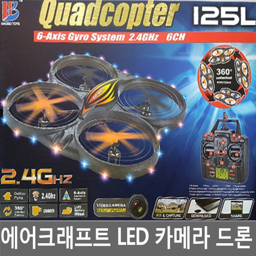 헬리캠 에어크래프트 LED 카메라 드론 RC 쿼드콥터/rc헬기/무인기/어린이날/크리스마스/선물/무선 6 Axis