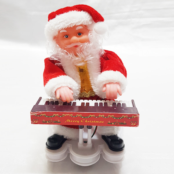 멜로디 버스킹 피아노 산타인형 크리스마스 선물 장식