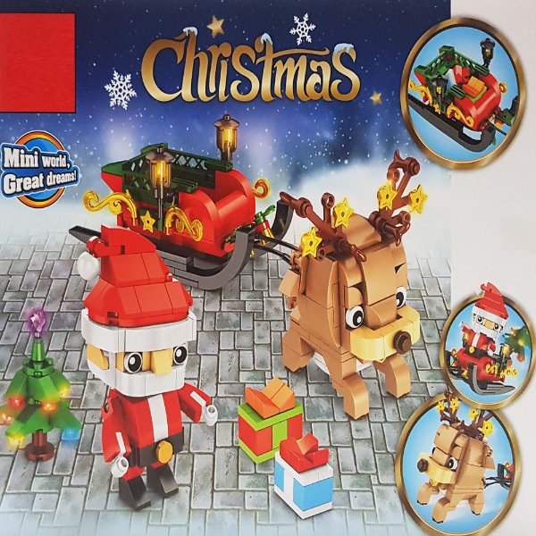 45mall 크리스마스선물,나노블럭,산타인형,루돌프인형,크리스마스장난감,크리스마스소품,산타블럭,루돌프블럭,썰매