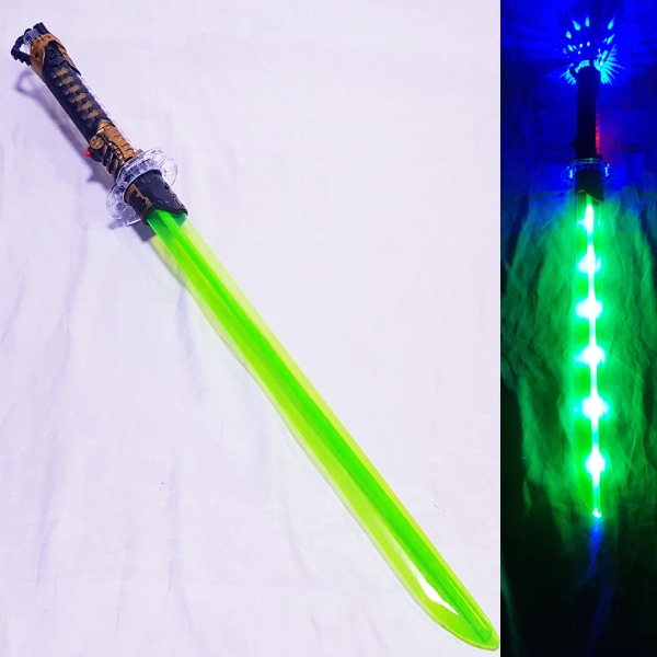 Green 소리나는 우주칼 LED광선검 야광칼 장난감칼
