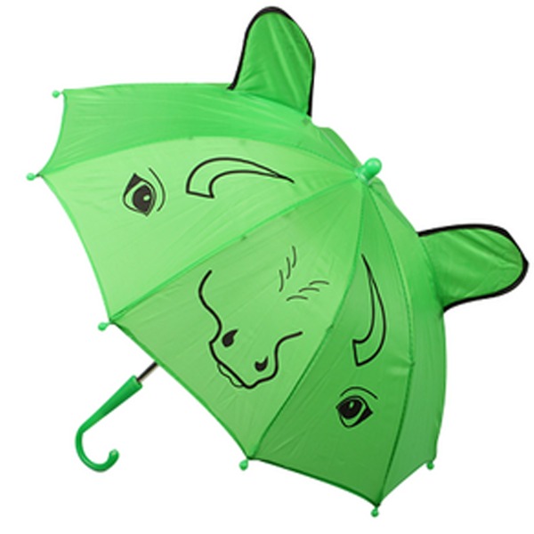 소품 초록 수동우산 미니우산 동물입체우산 바오 공연
